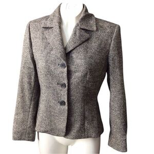 Kasper Women's Gray Wool and Silk Blazer size 6P